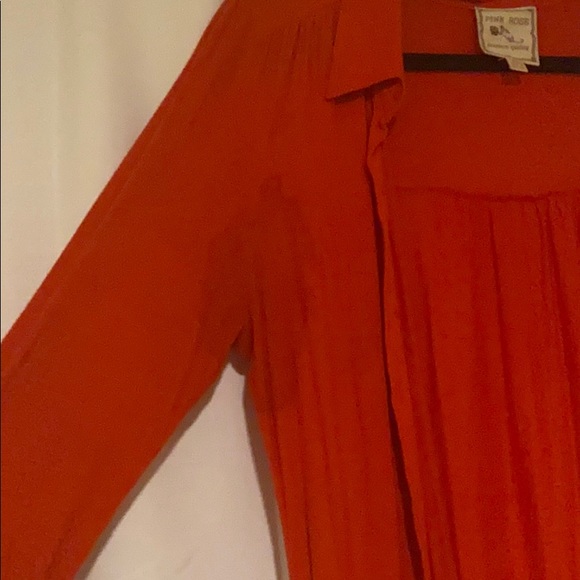 Pink Rose Orange Cardigan - Picture 4 of 5